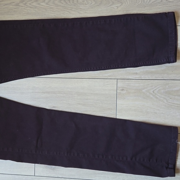 NWOT The Kooples Slim Jeans in Burgundy  Sz 31 - Picture 3 of 10